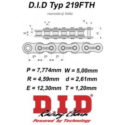 D.I.D Řetězová spojka 219FTH – Zbozi.Blesk.cz