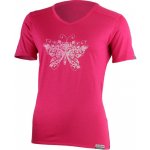 LASTING dámské merino triko s tiskem MANUELA růžové – Sleviste.cz