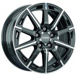 Ronal R60 6,5x16 5x112 ET45 jetblack polished blue – Sleviste.cz