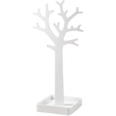 Stojan na šperky ve tvaru stromu Compactor – bílý plast RAN6047