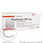 PANTHENOL 100 MG JENAPHARM POR 100MG TBL NOB 20 – Hledejceny.cz