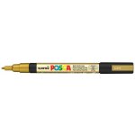 Uni Posca PC-3M 0,9-1,3 mm zlatý – Zboží Živě