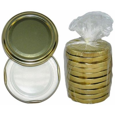 Víčko na zavařování ovoce a zeleniny 82 mm 10 kusů – Hledejceny.cz