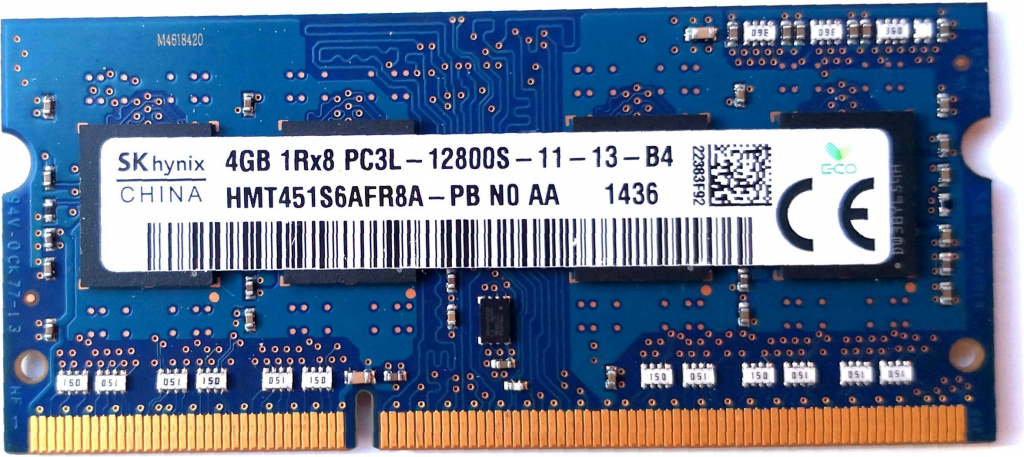 hynix SODIMM DDR3L 4GB 1600MHz CL11 HMT451S6AFR8A-PB N0 AA od 699 Kč -  Heureka.cz