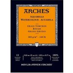Arches skicák lepený 14,8x21 cm 12 listů 300g/m2 RG – Hledejceny.cz