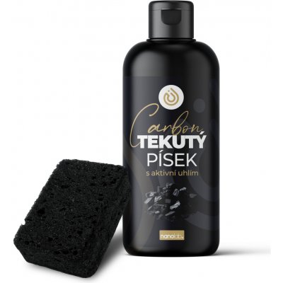 Nanolab Tekutý písek s aktivním uhlím 500 ml – Zboží Dáma