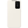 Pouzdro a kryt na mobilní telefon Samsung Smart View Wallet Case Galaxy S23+, Cream EF-ZS916CUEGWW