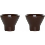 Yuka stojánky na vajíčka hnědé 2 ks – Zboží Mobilmania