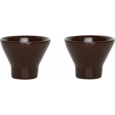 Yuka stojánky na vajíčka hnědé 2 ks – Zboží Mobilmania