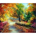 Norimpex Diamantové malování Podzim v parku 30 x 40 cm – Sleviste.cz