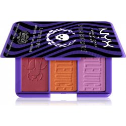 NYX Professional Makeup Beetlejuice Afterlife paleta tvářenek 3 x 1,6 g