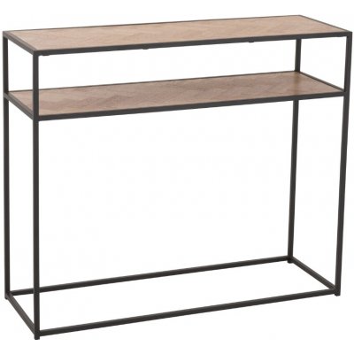 J-line Zigtem 100 x 35 cm s černou konstrukcí – Sleviste.cz