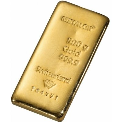 Metalor zlatý slitek litý 500 g – Zboží Dáma