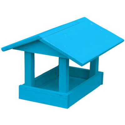 Forestina Krmítko pro ptáky dřevo 30 × 24 × 20 cm modré 26490248 – Hledejceny.cz