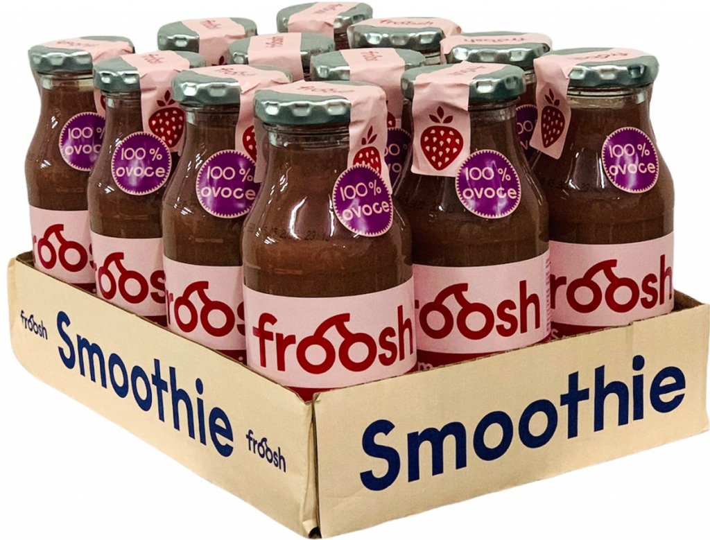 Froosh Smoothie jahoda banán a guava 12 x 250 ml od 684 Kč 