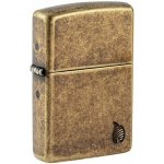 Zippo Armor® Antique Brass Flame Design 29006 – Hledejceny.cz