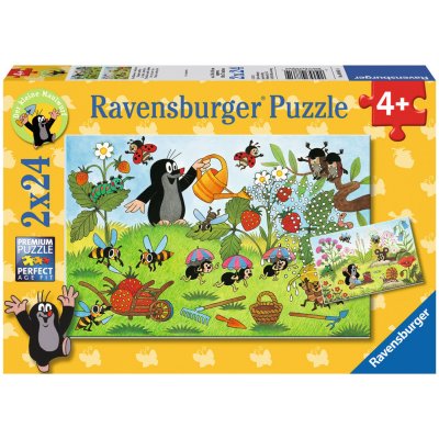 Ravensburger Krteček na zahrádce 2 x 24 dílků – Hledejceny.cz