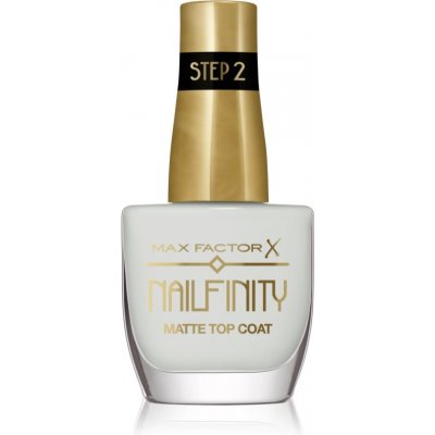 Max Factor Nailfinity Matte Top Coat matný vrchní lak odstín 101 Velvet Curtain 12 ml – Zboží Mobilmania