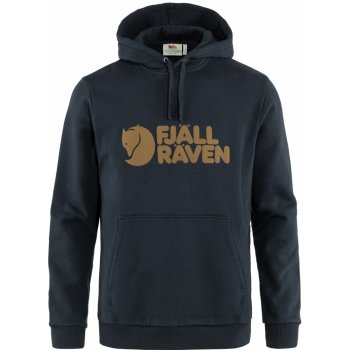 Fjällräven Logo Hoodie modrá