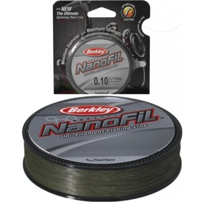 Berkley Nanofil green 125 m 0,2 mm – Zboží Mobilmania