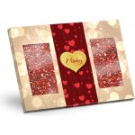 Selllot Trojbalení čokolád mléčná s posypem jahoda a mléčná Béžová 300 g – Sleviste.cz