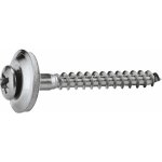 Klempířský nerezový vrut s nerezovou podložkou 40 x 4,5 mm – Sleviste.cz