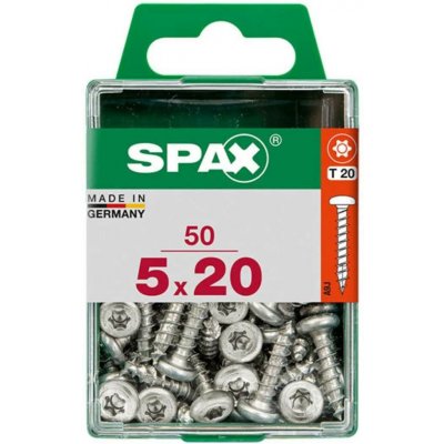 Spax Uni vrut půlkul.hlava T-Star plus T20 4CUT pln.závit Wirox 5 x 20 mm 50 ks – Hledejceny.cz