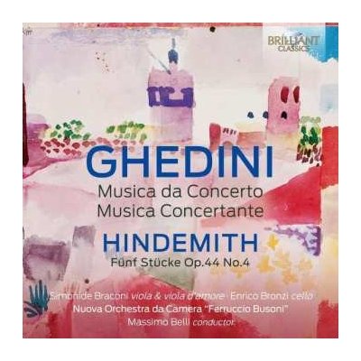 Giorgio Federico Ghedini - Musica Da Concerto Für Viola Streichorchester CD – Sleviste.cz