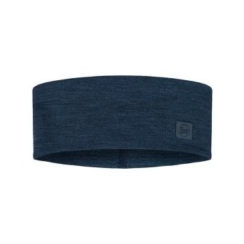 Buff Merino Wide Headband solid night blue