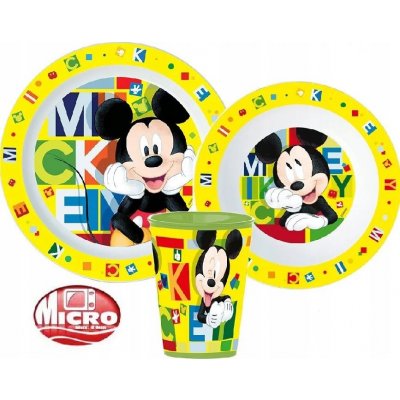 STOR Jídelní sada Mickey Mouse 3 ks