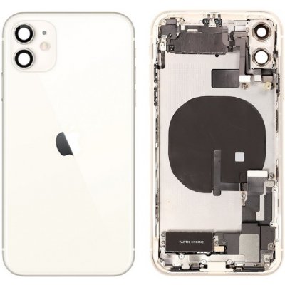 Apple iPhone 11 - Zadní Housing (White) s předinstalovanými díly – Zboží Mobilmania