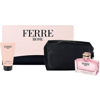 Gianfranco Ferre Ferré Rose EDT 100 ml + 100 ml tělové mléko + etue dárková sada