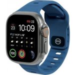 Mobile Origin Strap silikonový řemínek pro Apple Watch 49mm/45mm/44mm/42mm, mořsky modrá AWS-01-SBL – Zboží Živě