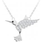 Preciosa Stříbrný Perfect Gem kolibřík s kubickou zirkonií 5291 00 – Zboží Mobilmania