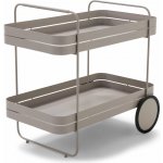 Spinder Design Gin & Trolley servírovací stolek hnědá/šedá – Zboží Mobilmania
