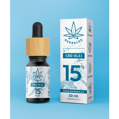 Horvath Swiss Cannabis 15% CBG + 15% CBD olej Fullspektrum 10 ml