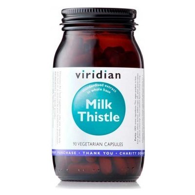 Viridian Nutrition Milk Thistle ostropestřec mariánský 90 kapslí