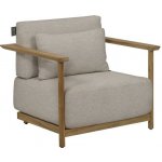 Apple Bee Nízké křeslo St.Lucia, Apple Bee, 86x82x61 cm, rám teak natural, sedáky venkovní látka Olefin Natural Oak – Hledejceny.cz