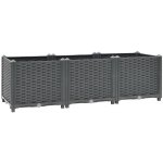 VidaXL Vyvýšený záhon 120 x 40 x 38 cm polypropylen – Zboží Mobilmania