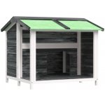 vidaXL Psí bouda šedá 96 x 87 x 80,5 cm – Hledejceny.cz
