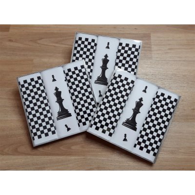 Etex Dárkové bavlněné kapesníky Šachy 3ks – Zboží Mobilmania