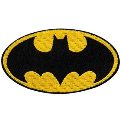 Nažehlovačka Batman logo 8 x 4 cm Monoquick – Zboží Mobilmania