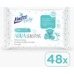 LINTEO BABY Vlhčené ubrousky pro miminka AQUA SENSITIVE 48 x 10 ks – Hledejceny.cz