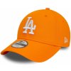 Dětská kšiltovka New Era 9Forty MLB League Essential Los Angeles Dodergs K dětská oranžovo-bílá