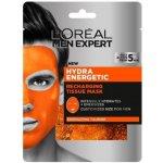 L'Oréal Men Expert Hydra Energetic textilní maska 32 g – Zboží Dáma