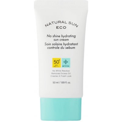 The Face Shop Natural Sun Eco No Shine Hydrating Sun Cream SPF50+ lehký krém 50 ml