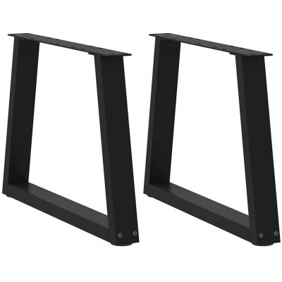 Omaxi 957130 Nohy konferenčního stolku ve tvaru V 2 ks černé 50 x 42-43,3 cm ocel – Sleviste.cz