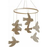 Nanami Kolotoč nad postýlku Birds Off White – Hledejceny.cz