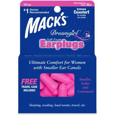 Mack's Dreamgirl špunty do uší 3 páry – Zboží Dáma