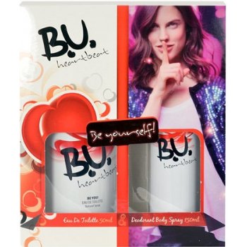 B.U. Heartbeat EDT 50 ml + deospray 150 ml dárková sada